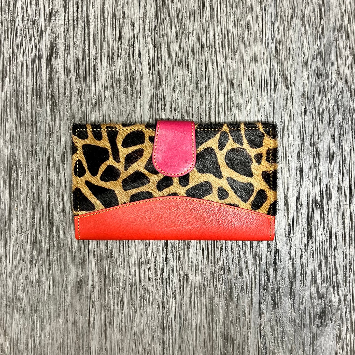 Bonnie Leather + Hair on Hide Wallet