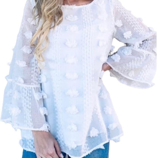 Faith Clip Dot Blouse