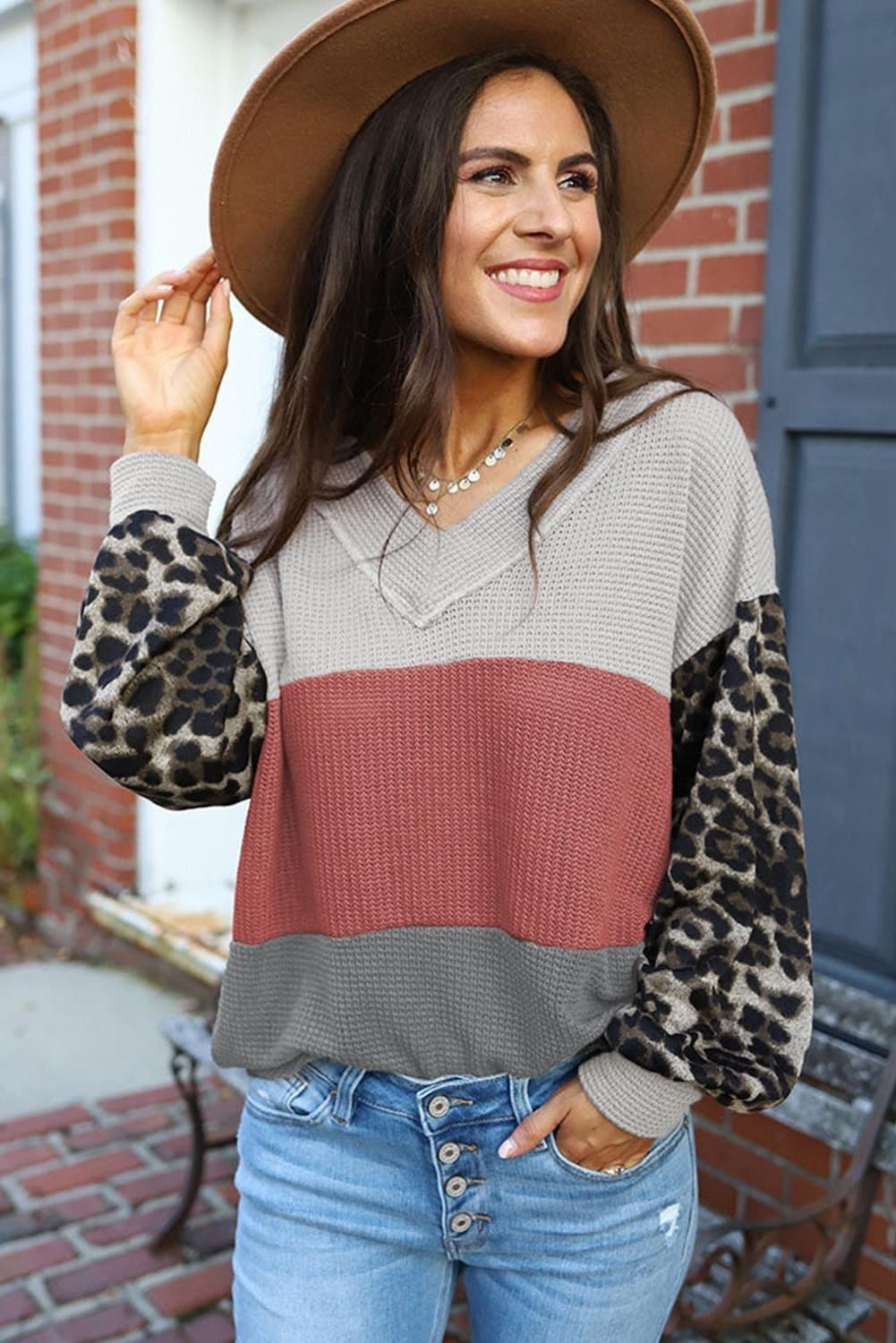 Cassandra Waffle Knit Top