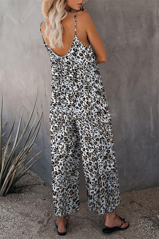 Audrey Leopard Jumpsuit