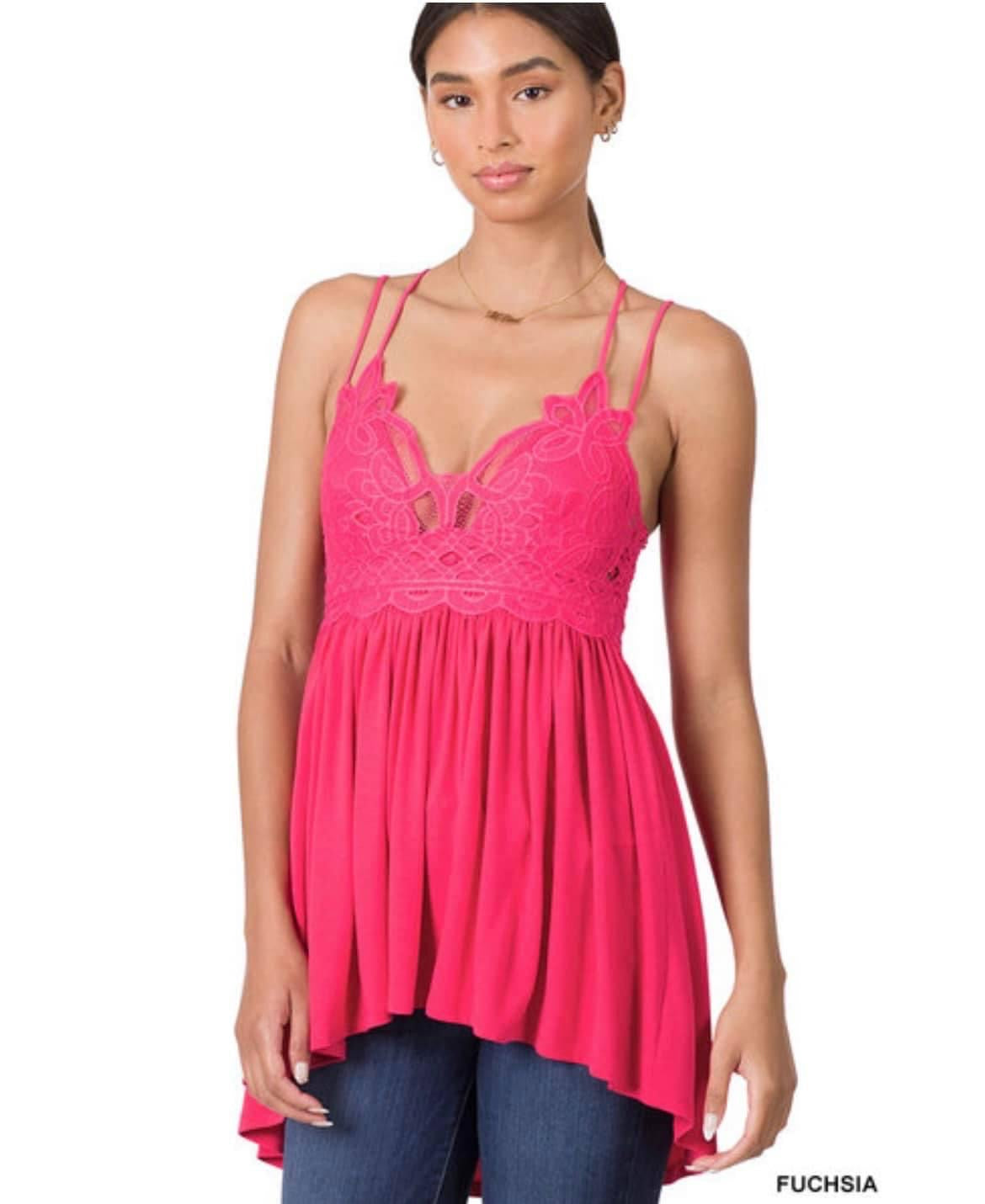 Lola Crochet Lace Cami