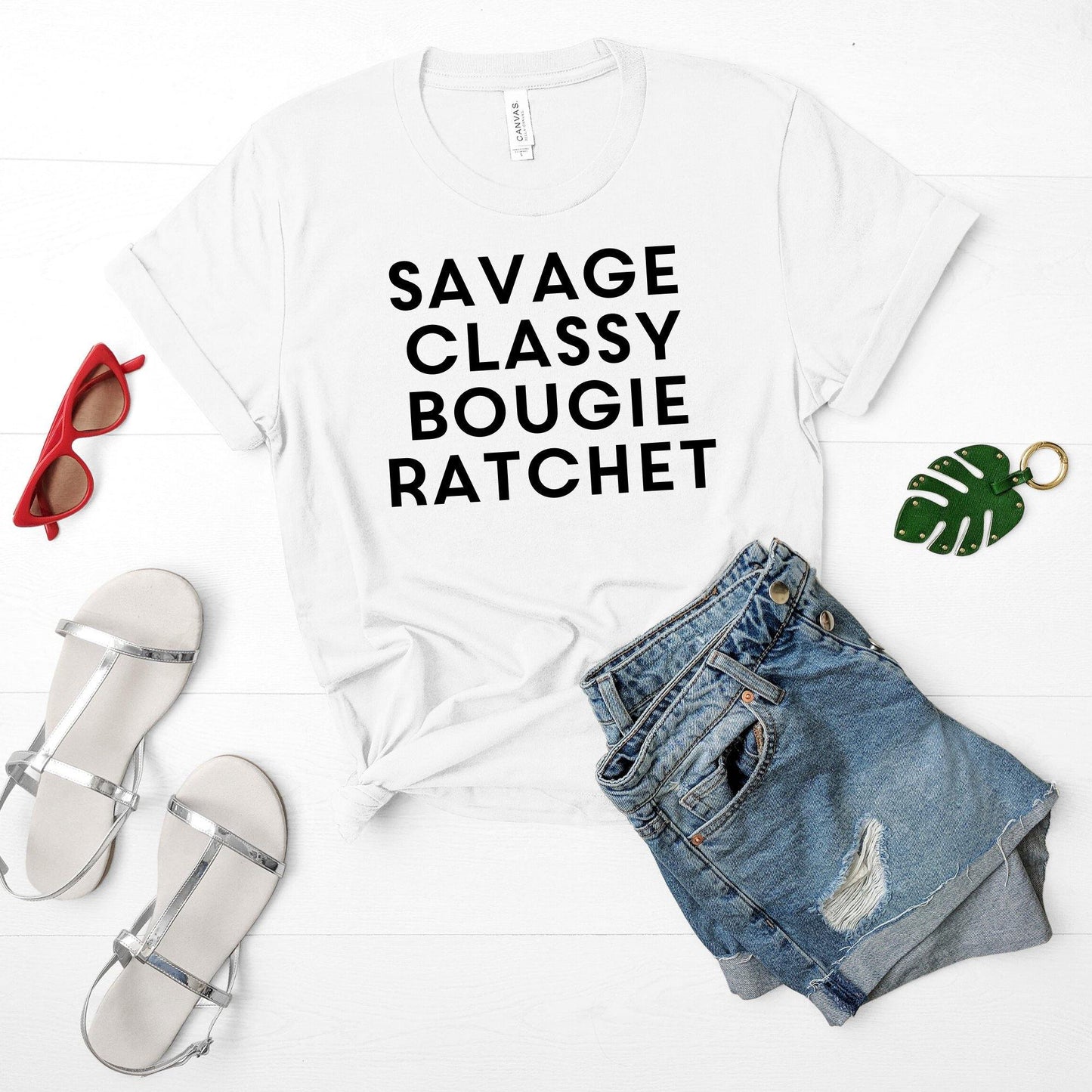 Megan "Savage Classy Bougie Ratchet" Tee