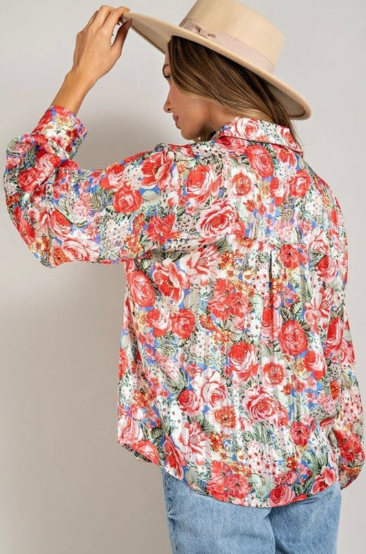 Erika Floral Blouse