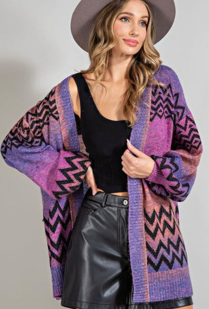 Bridget Zig Zag Cardigan