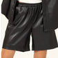 Lillie Pleather Shorts