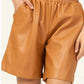 Lillie Pleather Shorts